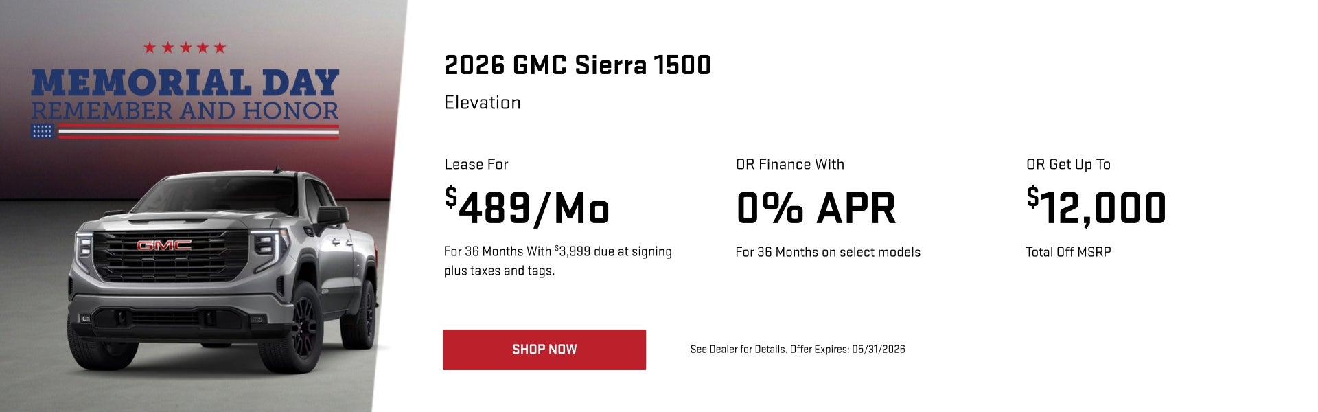 2026 GMC Sierra 1500