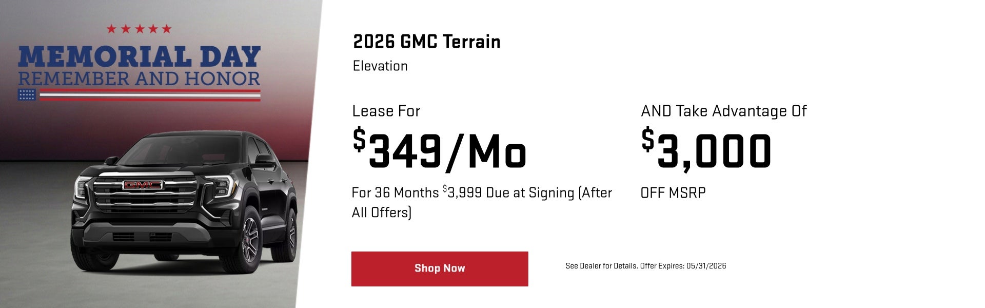 2026 GMC Terrain